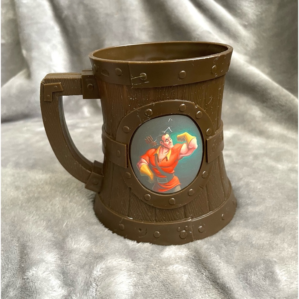 Disney Parks Beauty and the Beast LeFou's Brew Gaston Souvenir Plastic Stein Cup